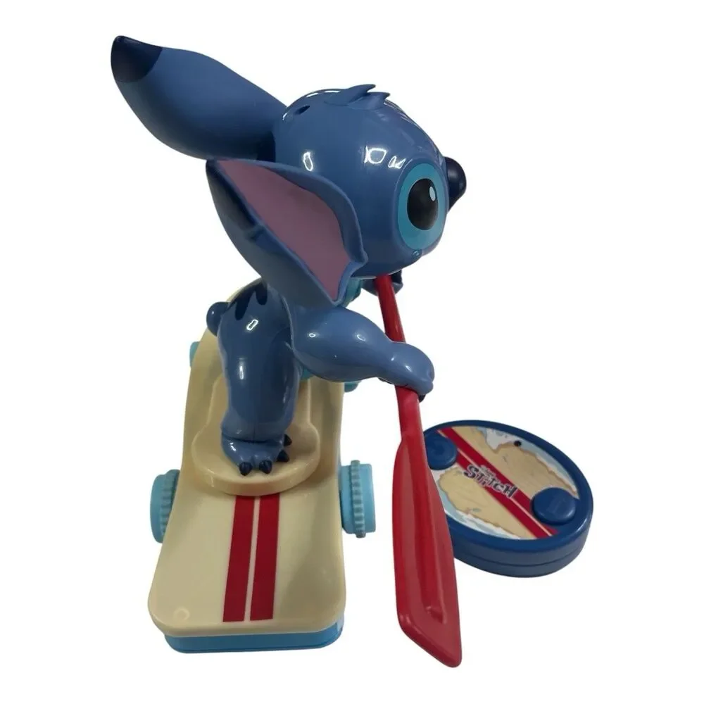 Disney Surfer STITCH Radio Control Skateboard & 360 Spin Tested & Working